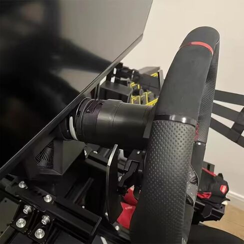 Obokidlyamor Extension Rod For Thrustmaster 488 GT3/Evo Racing 32R Leather/ T598 Steering Wheel;Simulated Racing Game For hyper car wheel work on Multi-Function Stalks Turn Wiper Lever in Kuwait