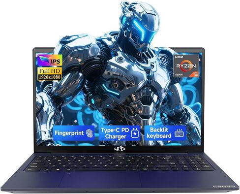 NIMO 15.6" IPS FHD-Light Gaming-Laptop,AMD Ryzen 5 6600H in Kuwait