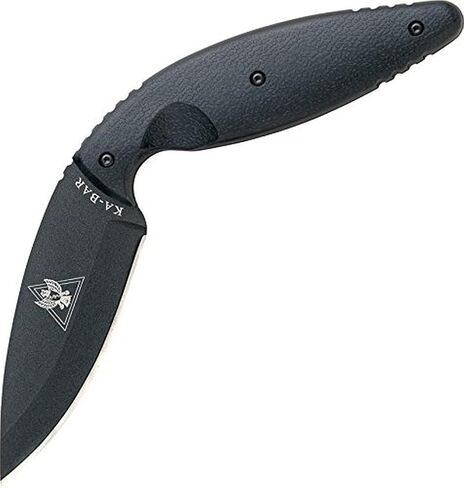 Ka-Bar TDI Law Enforcement Knife with Straight Edge, Black, Large in Saudi Arabia