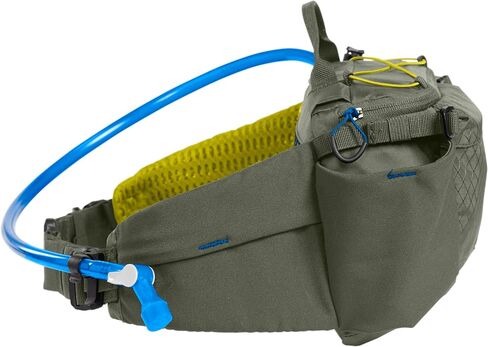 CamelBak M.U.L.E. 5 عبوات خصر مرطبة مع خزان قطني 50 أونصة، حمل ثابت وتخزين ذكي للدراجات الجبلية وركوب الحصى، زيتوني مغبر 2.0 in Kuwait