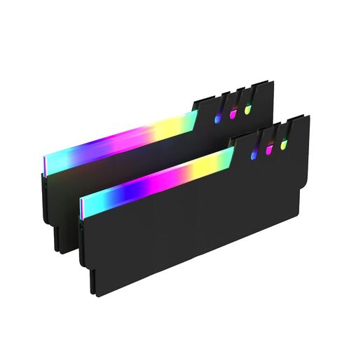 2 Pack ARGB RAM Heatsink, RAM Cooler Vest, 5V 3PIN RGB RAM Heatsink White in Kuwait