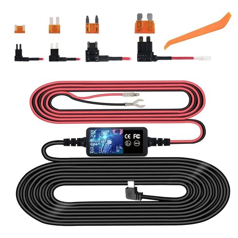 Dash Cam Hardwire Kit USB C Plug for REDTIGER F7N Vantrue N4 12V-24V to 5V in Kuwait