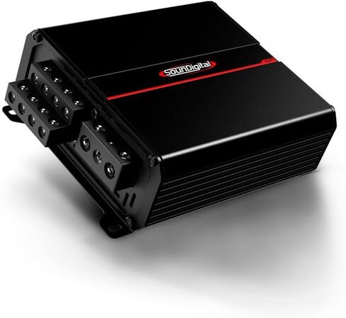 مكبر صوت للسيارة SoundDigital USA XP 1200.4 4 أوم 4 قنوات، طاقة قصوى 1200 وات، أحدث طراز in Kuwait