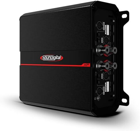 مكبر صوت للسيارة SoundDigital USA XP 1200.4 4 أوم 4 قنوات، طاقة قصوى 1200 وات، أحدث طراز in Kuwait
