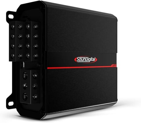 مكبر صوت للسيارة SoundDigital USA XP 1200.4 4 أوم 4 قنوات، طاقة قصوى 1200 وات، أحدث طراز in Kuwait
