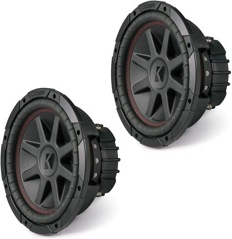 Kicker 43CVR102 CompVR 10" Subwoofer Pair Dual Voice Coil 2 Ohm Subs in Saudi Arabia