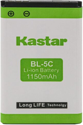 Kastar BL-5C Battery 1-Pack Replacement for FREESTYL2BA, Funktel A051, 51015404, Nortel 690104, RTX 10000058, Uniden 1000060, Nortel 4027, 4070, Nortel NTTQ81EAE6, Nortel NTTQ82EAE6 in Saudi Arabia