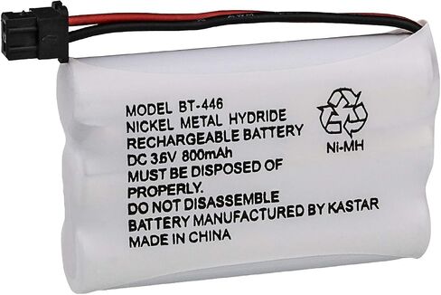Rechargeable Replacement Bt-446 Battery for Uniden Cordless Phone DC 3.6V 800 mAh in Kuwait