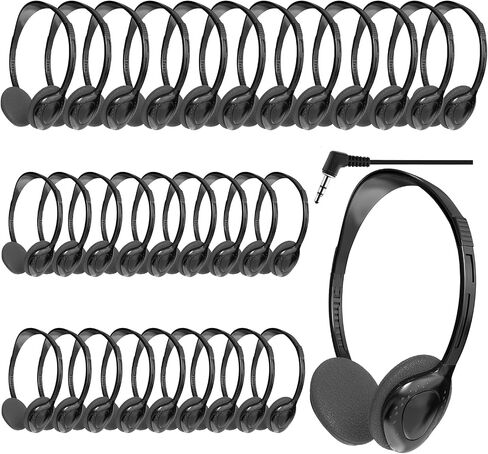 30 Pack Headphones for Kids Students School Classroom in Saudi Arabia