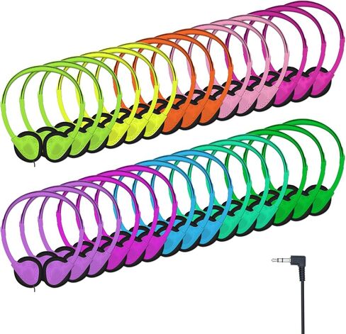 20 Pack Headphones for Kids Students School Classroom in Saudi Arabia