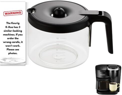 Replacement 12-Cup Coffee Pot Carafe for Keurig K-Duo Essentials & K-Duo Essentials Hot & Cold Brewer Models (K-Duo ESSENTIALS) in Kuwait