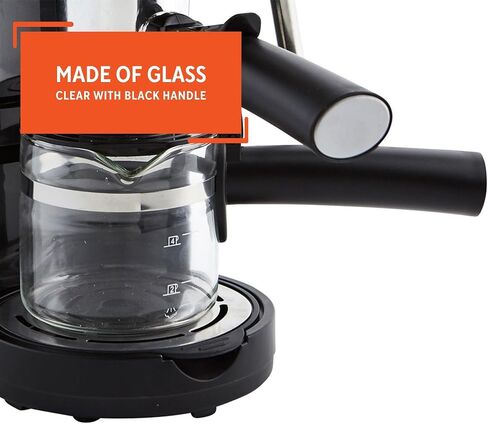 IMUSA 4 Cup Glass Replacement Carafe with Black Handle for Coffeemaker in Saudi Arabia