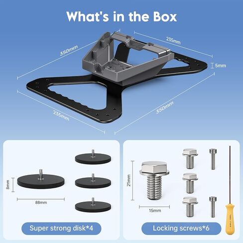 XLTTYWL® 8° Tilt Magnetic Roof Mount for Starlink Gen 3/4/4X & Enterprise in Kuwait