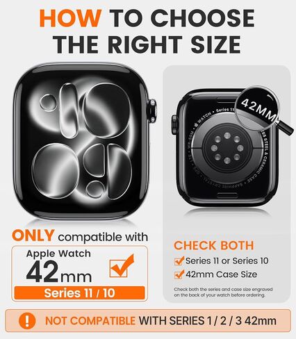 PandaShield for Apple Watch 42mm Series 11/10 Screen Protector in Saudi Arabia