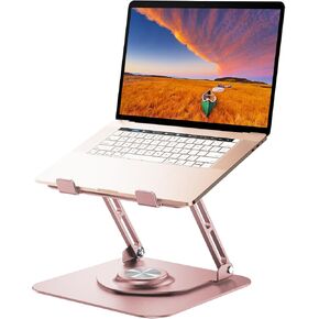 Laptop Stand for desk(360°Rotating),Aluminum laptop Riser for 10-16"Laptops in Kuwait