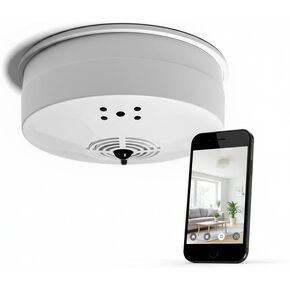 1080P Smoke Detector Camera WiFi Security Cam with Night Vision in Saudi Arabia
