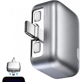 140W Smart Auto Stop Charging Adapter, Silver Disconnect Charger for Laptop, Phone & Tablet, Auto Shut Off USB-C Charger Adapter, Charger Stops Charging When Full, Travel Charging Accessory in Saudi Arabia