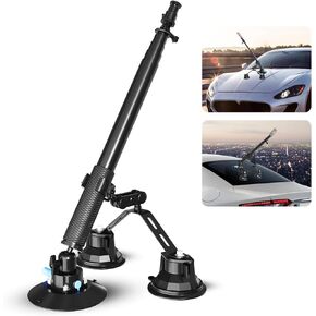 Triple Strong Suction Cup Camera Car Mount for Insta360 in Kuwait
