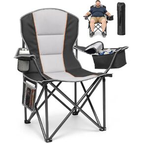 HOPERAN Oversized Camping Chair 500LBS Heavy Duty Folding Lawn Chair in Saudi Arabia