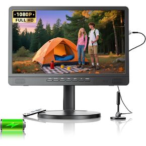Desobry 18.5" Portable TV with Antenna, 6500mAh Built-in Power Operated TV in Saudi Arabia