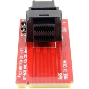 CY Card PCI-Express 4.0 PCIE5.0 Mini SAS HD SFF-8643 Female to SFF-8643 Female PCBA Coupler Adapter Extender in Saudi Arabia