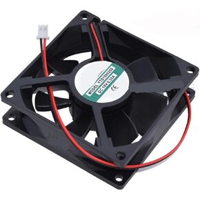 YTD158025S DC 15V 0.35A 80x80x25mm 8cm 8025 2-Wire Exhaust Device Small Cooling Fan in Saudi Arabia