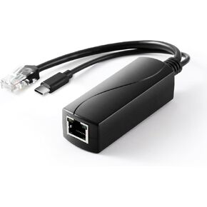 PoE Splitter 2.5G 36W 12V/3A, DC 5.5 * 2.1mm Plug PoE to DC 12V/3A Output, 2.5G Ethernet Comply IEEE802.3bt, Plug and Play (PS5712BG) in Saudi Arabia