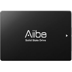 محرك الأقراص الصلبة الداخلي Aiibe 1 تيرابايت SATA III SSD 1 تيرابايت 2.5 بوصة محرك SSD داخلي يصل إلى 550 ميجابايت/ثانية للكمبيوتر المحمول (أسود) in Kuwait
