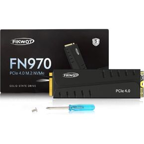 Fikwot FN955 2TB NVMe SSD M.2 2280 PCIe Gen4x4, Up to 7300MB/s, 3D NAND TLC Flash Internal Solid State Drive, Configure SLC Cache, Storage and Memory Expansion for PS5 Laptop Desktop in Kuwait