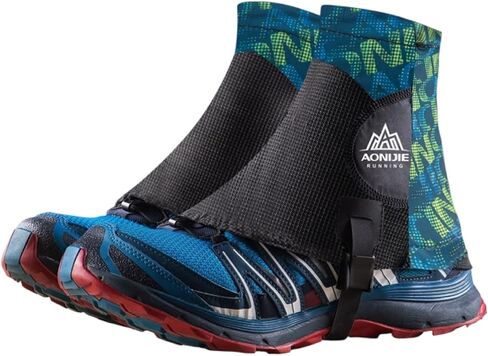 JEELAD Low Trail Gaiters Reflective Running Gaiters Ankle Gators Lightweight Hiking Walking Gaiters for Men Women in Kuwait