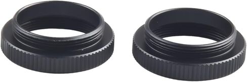 C-CS Mount Adapter Ring 5Mm, Aluminum Alloy Extension Tube For CCTV Lens To CS-Mount Camera Body Conversion, Industrial Vision Surveillance Interface Converter With Matte Finish (2-Pack) in Kuwait