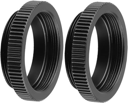 C-CS Mount Adapter Ring 5Mm, Aluminum Alloy Extension Tube For CCTV Lens To CS-Mount Camera Body Conversion, Industrial Vision Surveillance Interface Converter With Matte Finish (2-Pack) in Kuwait