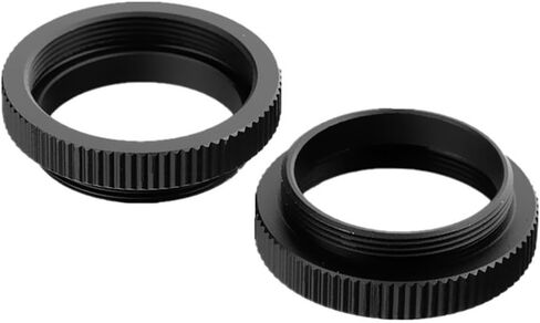 C-CS Mount Adapter Ring 5Mm, Aluminum Alloy Extension Tube For CCTV Lens To CS-Mount Camera Body Conversion, Industrial Vision Surveillance Interface Converter With Matte Finish (2-Pack) in Kuwait