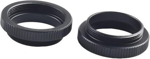 C-CS Mount Adapter Ring 5Mm, Aluminum Alloy Extension Tube For CCTV Lens To CS-Mount Camera Body Conversion, Industrial Vision Surveillance Interface Converter With Matte Finish (2-Pack) in Kuwait