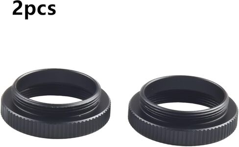 C-CS Mount Adapter Ring 5Mm, Aluminum Alloy Extension Tube For CCTV Lens To CS-Mount Camera Body Conversion, Industrial Vision Surveillance Interface Converter With Matte Finish (2-Pack) in Kuwait