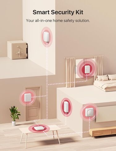 مستشعر الحركة الذكي X-Sense، ملحق مجموعة الأمان AS05/AS08 مع بطارية قابلة للاستبدال، يدعم تركيب الزاوية والجدار، متوافق مع Alexa، يتطلب محطة أساسية SBS50، SMS0A in Kuwait