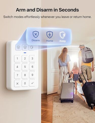 مستشعر الحركة الذكي X-Sense، ملحق مجموعة الأمان AS05/AS08 مع بطارية قابلة للاستبدال، يدعم تركيب الزاوية والجدار، متوافق مع Alexa، يتطلب محطة أساسية SBS50، SMS0A in Kuwait