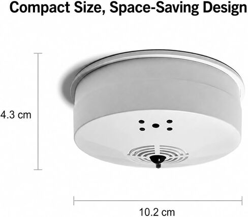 1080P Smoke Detector Camera WiFi Security Cam with Night Vision in Saudi Arabia