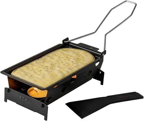 Boska Raclette Grilling Set - Partyclette to Go Set - Suitable for Cheese, Meat, Fish, and Vegetables - Portable Non-Stick - Dishwasher Safe Wedding Registry Items in Kuwait