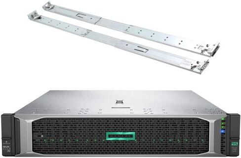 HPE ProLiant DL380 Gen10 2U Rack Server Bundle with Dual Xeon 6148 2.40 GHz, 512GB DDR4 Memory, 15.36TB Enterprise SSD Storage, RAID, Dual Power, iLO, Rail Kit, Server 2022 Standard in Saudi Arabia