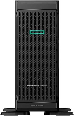 Hewlett Packard Enterprise HPE ProLiant ML350 G10 Tower Server with Windows Server 2019, 2 Xeon Silver 4110 8 Core CPUs, 64GB RAM, 7.2TB SAS HDDs, RAID (Renewed) in Saudi Arabia