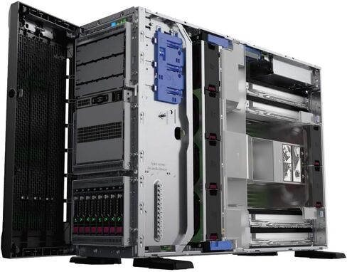Hewlett Packard Enterprise HPE ProLiant ML350 G10 Tower Server with Windows Server 2019, 2 Xeon Silver 4110 8 Core CPUs, 64GB RAM, 7.2TB SAS HDDs, RAID (Renewed) in Saudi Arabia