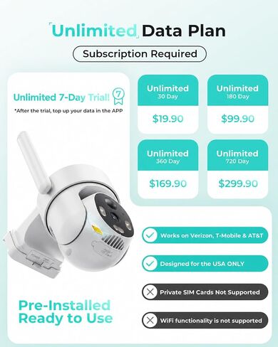 LIWAN Cellular Security Camera Outdoor, No WiFi Security Camera, 2 Pack in Saudi Arabia