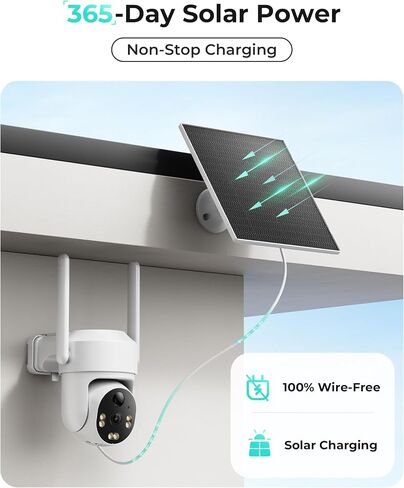 LIWAN Cellular Security Camera Outdoor, No WiFi Security Camera, 2 Pack in Saudi Arabia