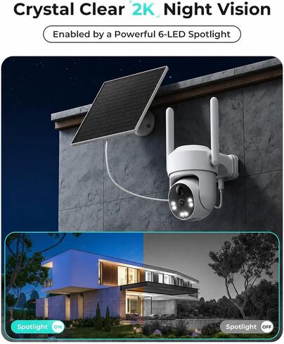 LIWAN Cellular Security Camera Outdoor, No WiFi Security Camera, 2 Pack in Saudi Arabia