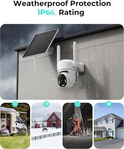 LIWAN Cellular Security Camera Outdoor, No WiFi Security Camera, 2 Pack in Saudi Arabia