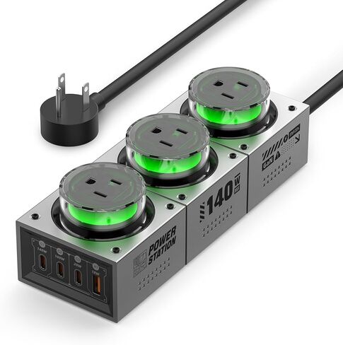 MFish E-Tank 7-in-1 Desktop Charging Station, 240W Max GaN USB-C Charger in Kuwait