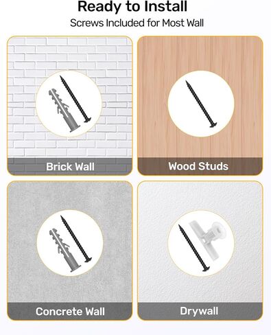 Universal Speaker Wall Mount Bracket Pair for Rear or Bookshelf Speakers in Kuwait