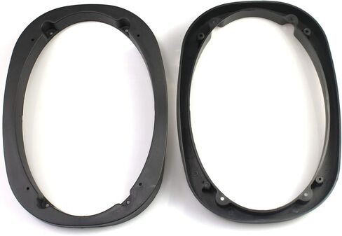 FDXGYH 2 Pcs 6" X 9" Auto Car Universal Fit ABS Speaker Spacers Car Stereo Speaker Spacer Adaptor Ring Mounting Bracket (Black) in Saudi Arabia