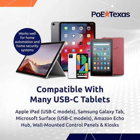 PoE Texas in-Wall Dual USB-C Power Adapter, 30W Per Port in Saudi Arabia